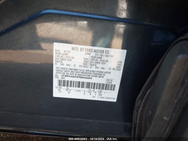 2FMPK4APXPBA44264 Ford EDGE ST