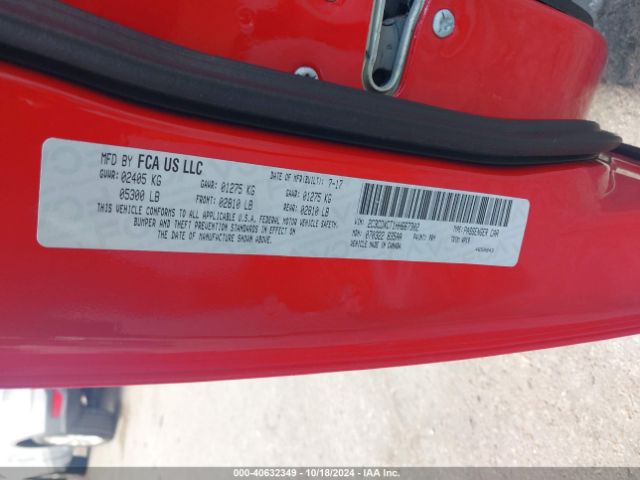 2C3CDXCT1HH667302 Dodge Charger R/t Rwd