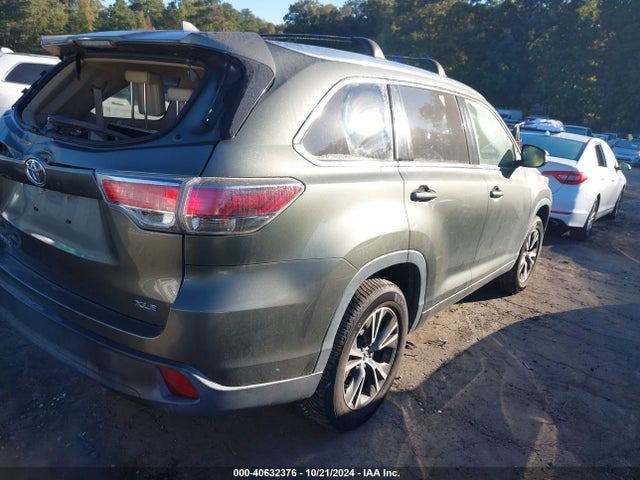 Toyota Highlander Xle V6 2016 5TDKKRFH3GS186452 Image 4