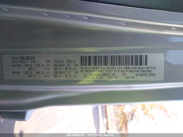 1C4HJXEG6LW290423 Jeep Wrangler Unlimited Sahara 4x4