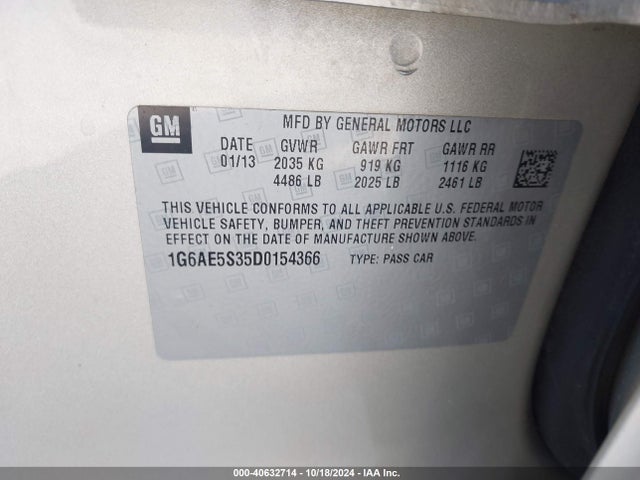 2013 CADILLAC ATS 1G6AE5S35D0154366 Photo 8