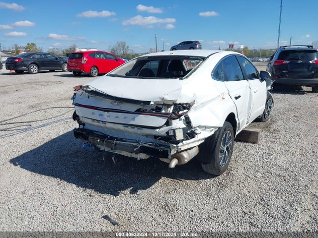 Hyundai Sonata Blue 2021 KMHL24JJ1MA027502 Image 4