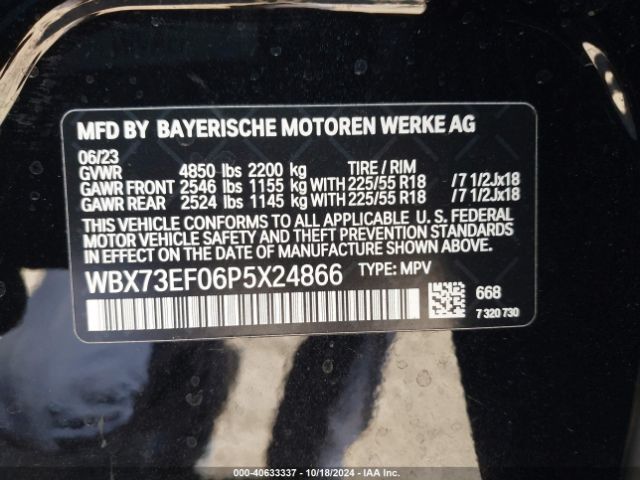 WBX73EF06P5X24866 BMW X1 Xdrive28i