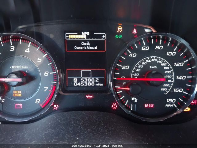 JF1VA1C6XL9829012 Subaru Wrx Premium