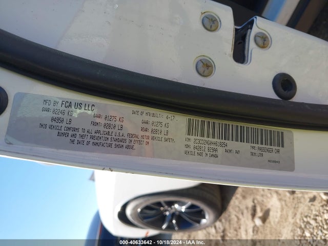 Dodge Challenger Sxt 2017 2C3CDZAG0HH618254 Image 9