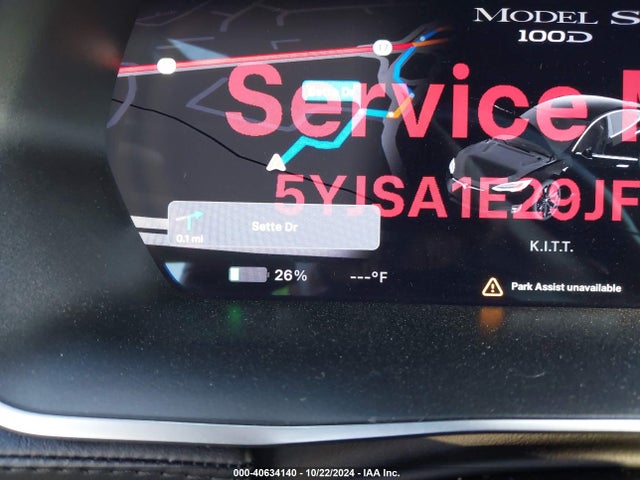 Tesla Model S 100d/75d/p100d 2018 5YJSA1E29JF249115 Image 17