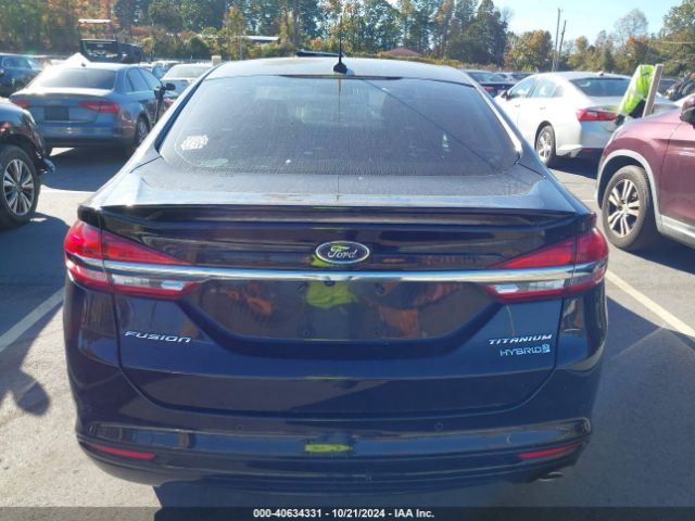 3FA6P0RU4JR210362 Ford Fusion Hybrid Titanium