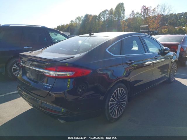3FA6P0RU4JR210362 Ford Fusion Hybrid Titanium