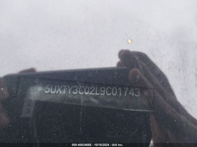 5UXTY3C02L9C01743 BMW X3 Sdrive30i