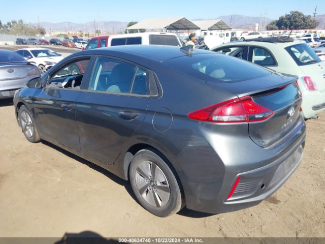 KMHC65LC0NU281310 Hyundai Ioniq Hybrid Blue