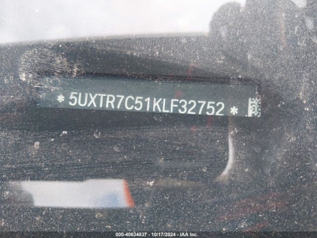 5UXTR7C51KLF32752 BMW X3 Sdrive30i