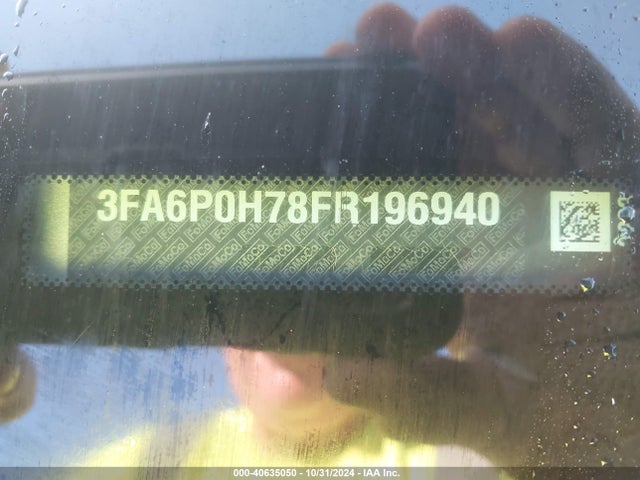 Ford FUSION SE 2015 3FA6P0H78FR196940 Image 9