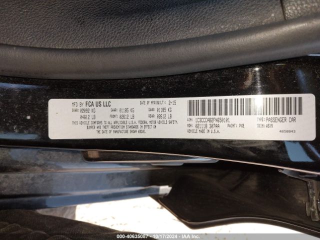 1C3CCCAB2FN650101 Chrysler 200 Limited