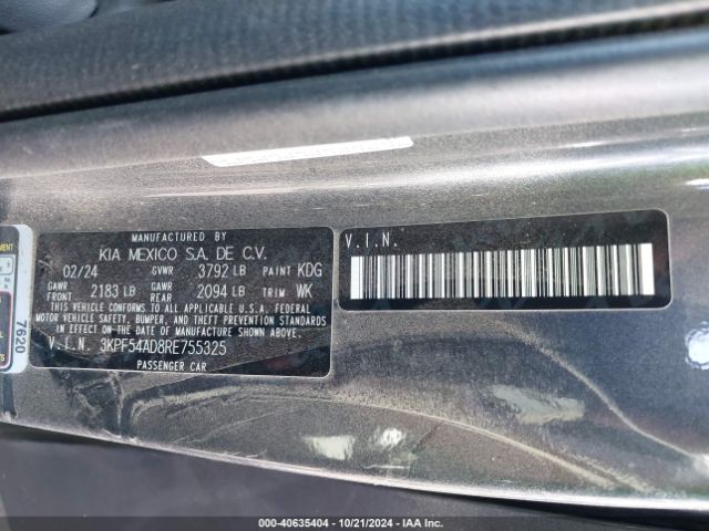 3KPF54AD8RE755325 KIA Forte Gt-line