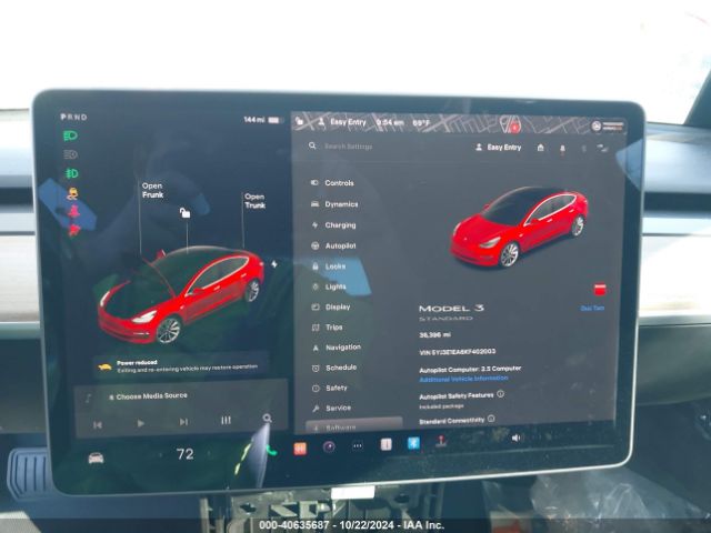 5YJ3E1EA6KF402003 Tesla Model 3 Long Range/mid Range/standard Range/standard Range Plus