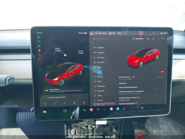 5YJ3E1EA6KF402003 Tesla Model 3 Long Range/mid Range/standard Range/standard Range Plus