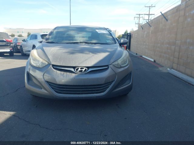 KMHDH4AE8GU636790 Hyundai ELANTRA SE
