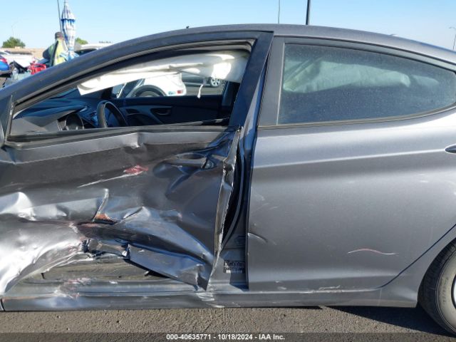 KMHDH4AE8GU636790 Hyundai ELANTRA SE