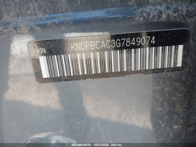 KIA Sportage Lx 2016 KNDPBCAC3G7849074 Image 9
