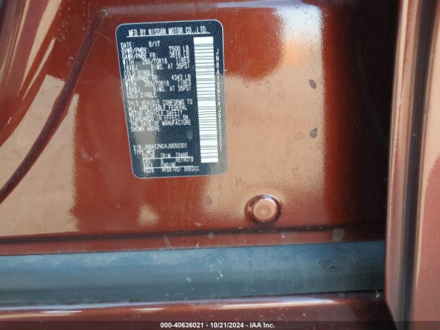 JN8AY2NC4J9550301 Nissan ARMADA SV