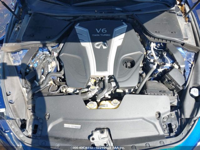 JN1FV7EK0JM531002 Infiniti Q60 3.0t Red Sport 400