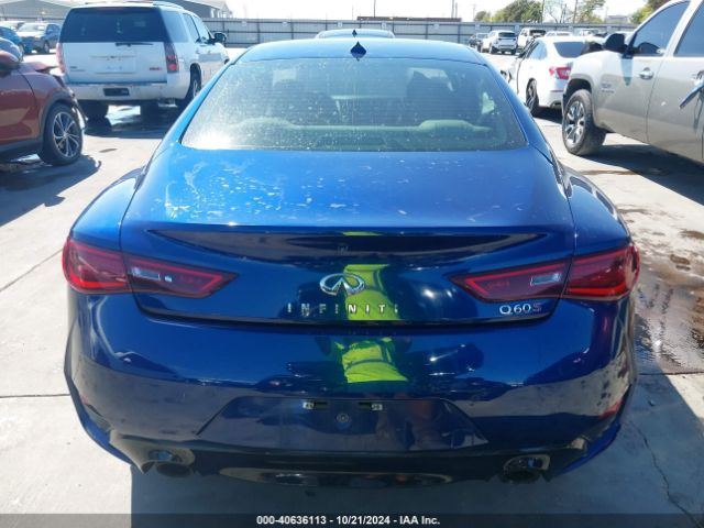JN1FV7EK0JM531002 Infiniti Q60 3.0t Red Sport 400