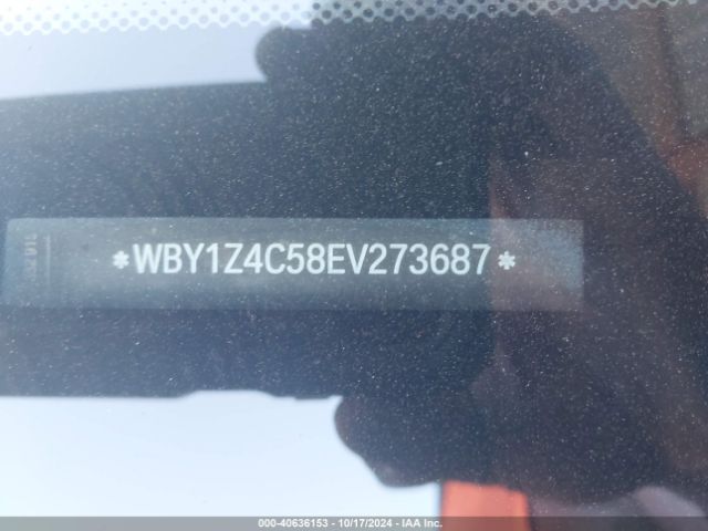 WBY1Z4C58EV273687 BMW I3 Base W/range Extender