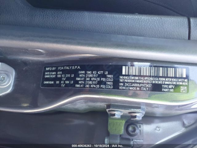 ZACCJABB8JPH73437 Jeep Renegade Latitude Fwd