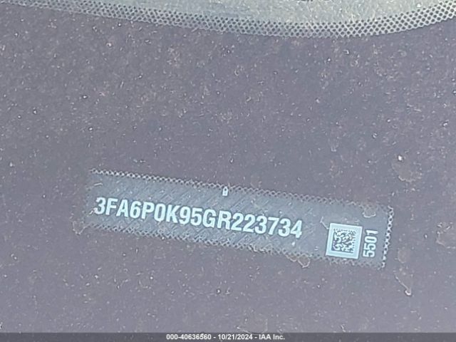 3FA6P0K95GR223734 Ford Fusion Titanium