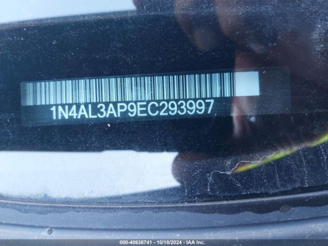 1N4AL3AP9EC293997 Nissan Altima 2.5 Sv