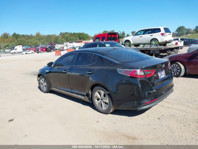 KNAGM4AD9E5067294 KIA Optima Hybrid Lx