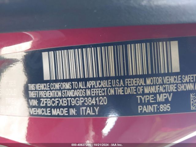 ZFBCFXBT9GP384120 Fiat 500x Easy