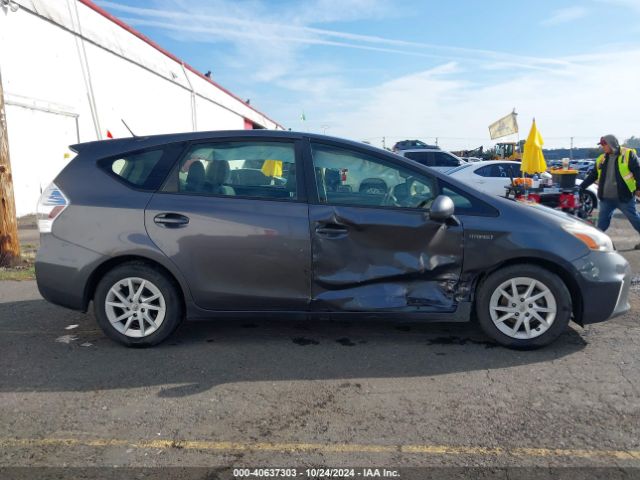 JTDZN3EUXEJ011451 Toyota Prius V Three