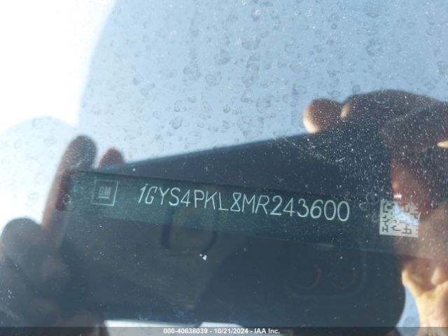 1GYS4PKL8MR243600 Cadillac Escalade Esv 4wd Sport