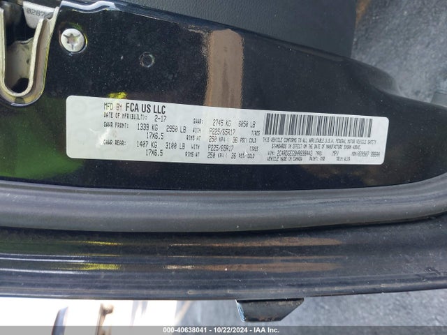 Dodge Grand Caravan Gt 2017 2C4RDGEG9HR698443 Image 9