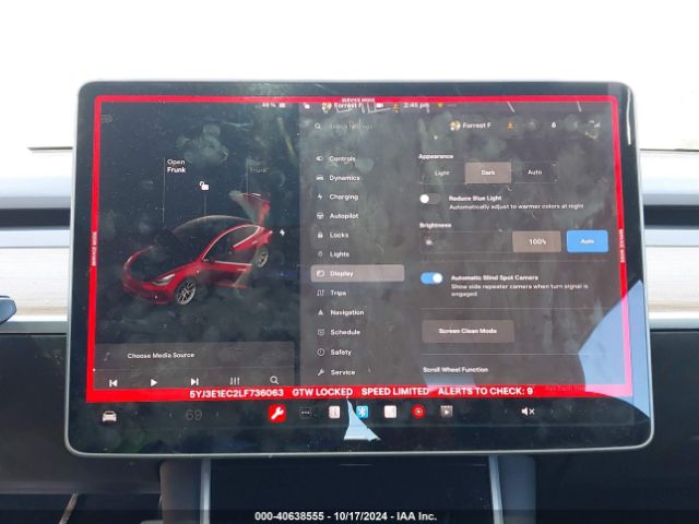 5YJ3E1EC2LF736063 Tesla Model 3 Performance Dual Motor All-wheel Drive