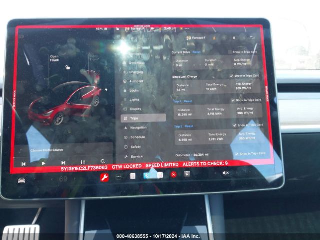 5YJ3E1EC2LF736063 Tesla Model 3 Performance Dual Motor All-wheel Drive