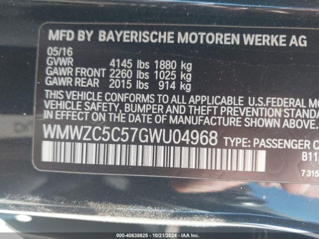 WMWZC5C57GWU04968 Mini Countryman Cooper S