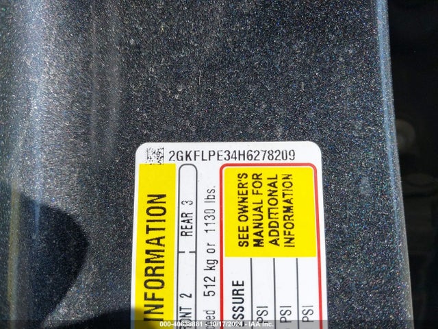 GMC Terrain Slt 2017 2GKFLPE34H6278209 Image 9