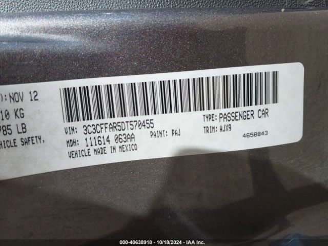 2013 FIAT 500 3C3CFFAR5DT570455 Photo 8