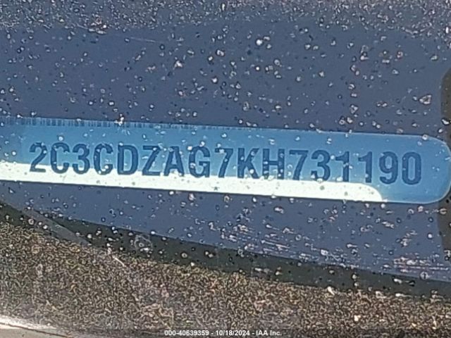 2019 DODGE CHALLENGER 2C3CDZAG7KH731190 Photo 8