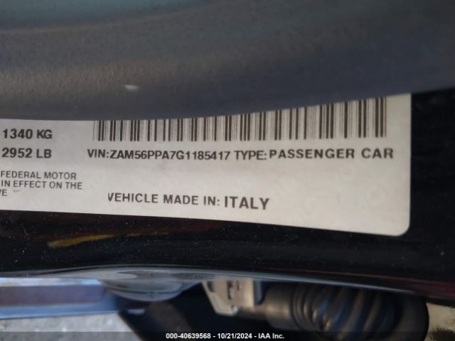 ZAM56PPA7G1185417 Maserati Quattroporte Gts