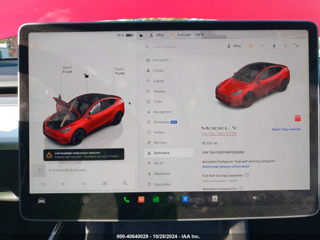 2022 TESLA MODEL Y 7SAYGDEF8NF529968 Photo 6
