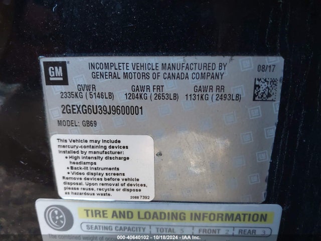Cadillac Xts W30 Coachbuilder Stretch Livery 2018 2GEXG6U39J9600001 Image 9