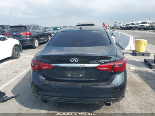 JN1FV7APXJM461414 Infiniti Q50 3.0t Red Sport 400
