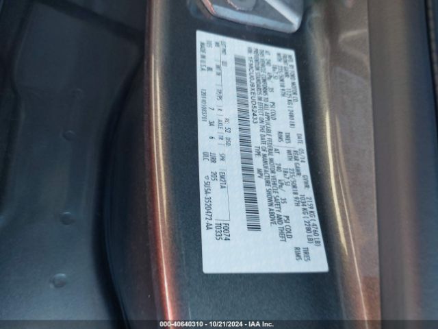 1FMCU0J9XEUD52433 Ford Escape Titanium