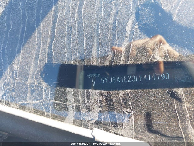 2020 TESLA MODEL S 5YJSA1E23LF414790 Photo 8