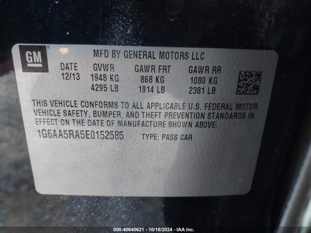2014 CADILLAC ATS 1G6AA5RA5E0152585 Photo 8