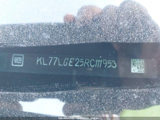 KL77LGE25RC111953 Chevrolet Trax Fwd 1rs