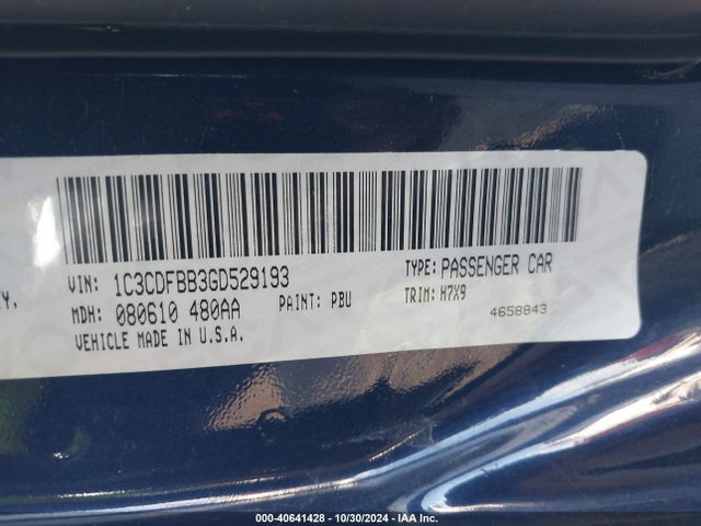 Dodge DART SXT 2016 1C3CDFBB3GD529193 Image 9